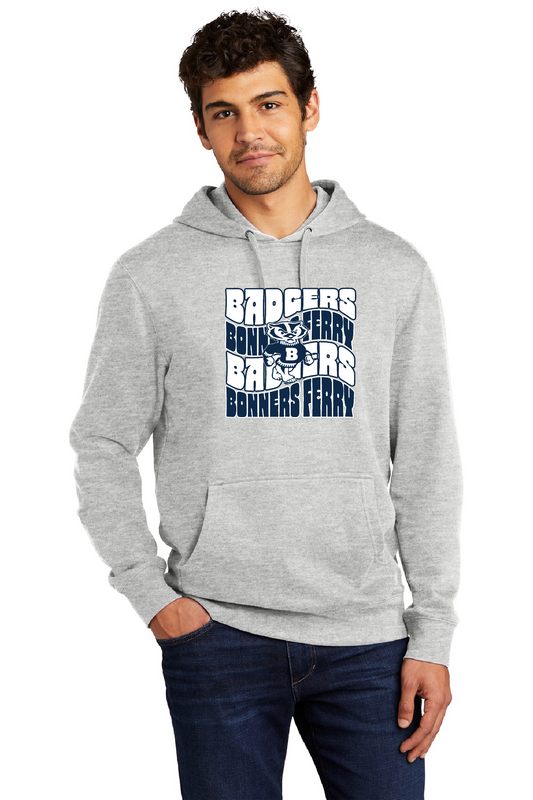 Badger Athletics - Light Grey Hooded Sweatshirt