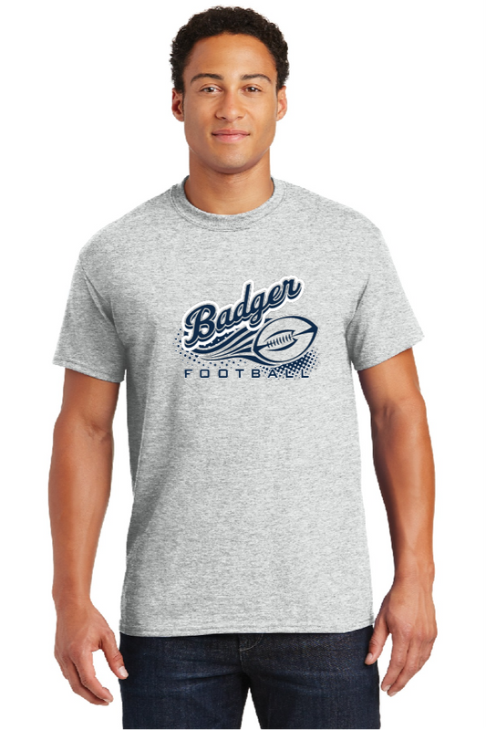 BADGER FOOTBALL - Light Grey T Shirt