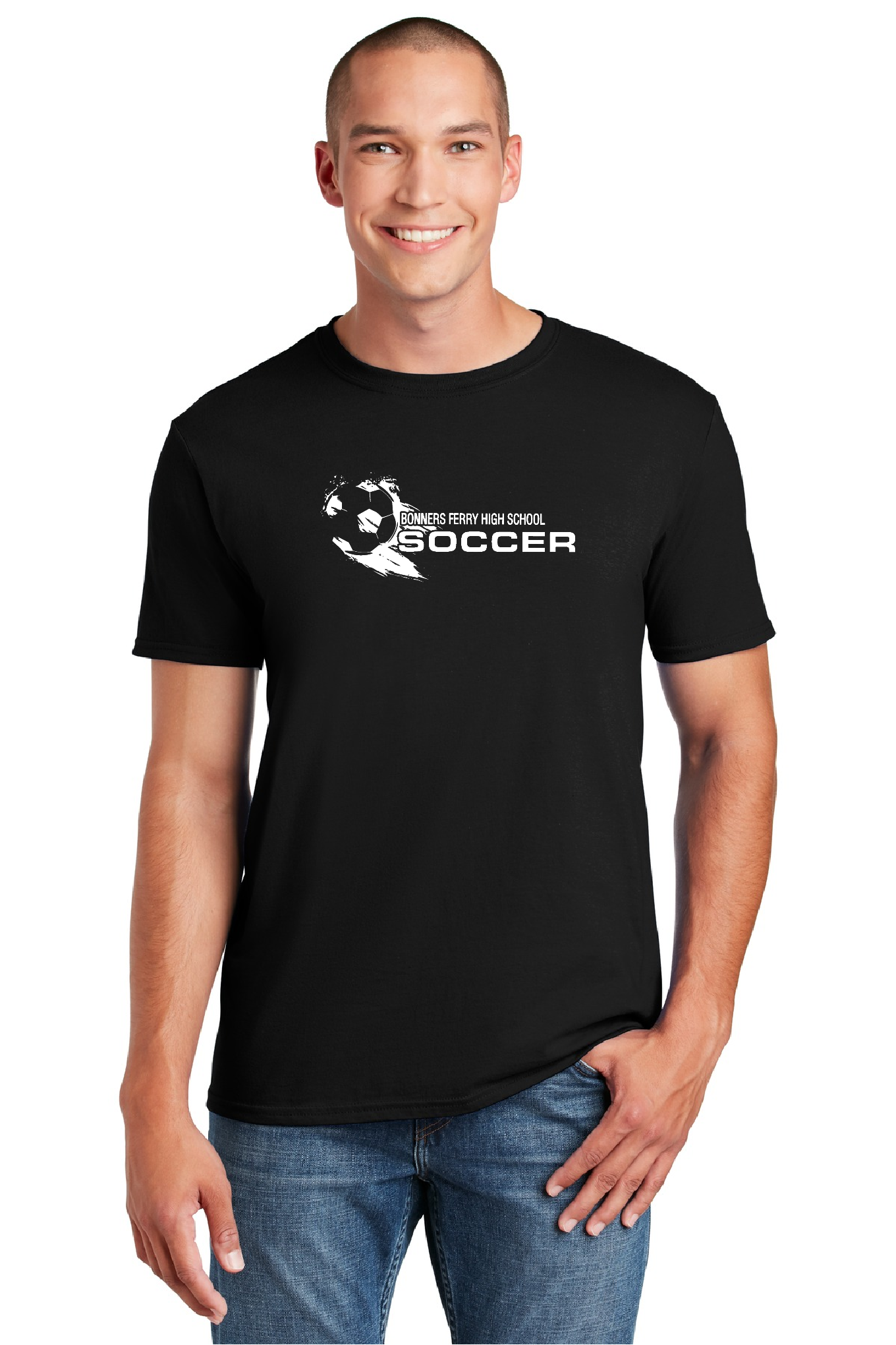 Badger Soccer - Black T Shirt