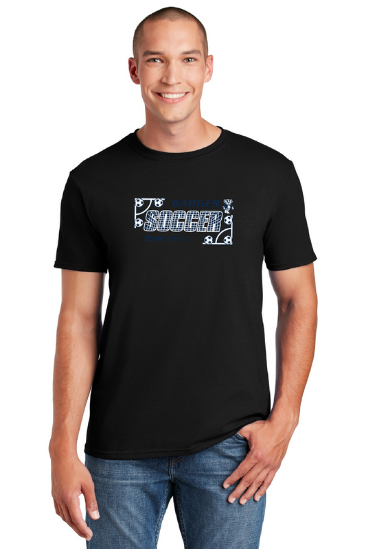 Badger Soccer - Black T Shirt