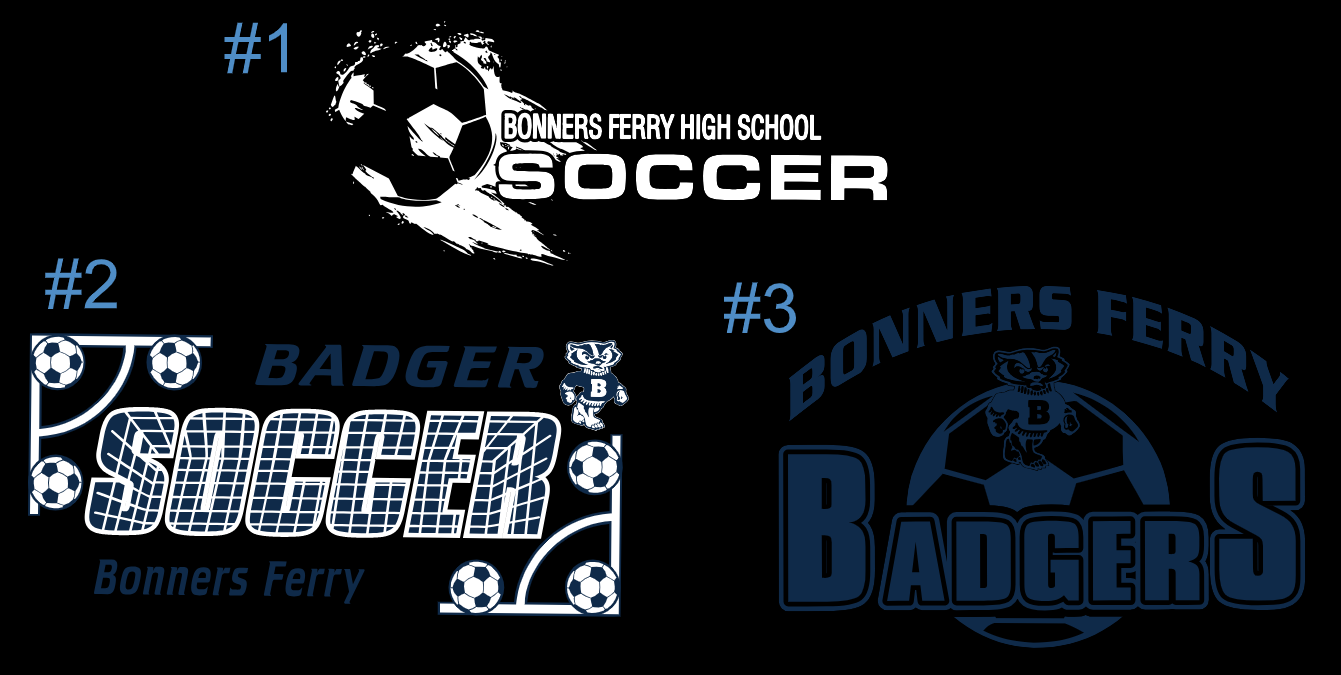 Badger Soccer - Black T Shirt