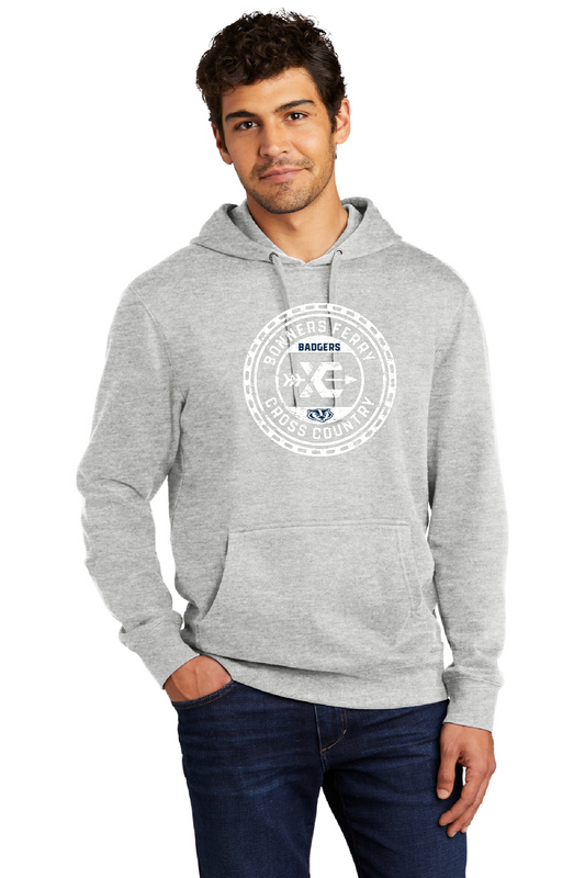 Badger Cross Country - Light Grey Hooded Sweatshirt